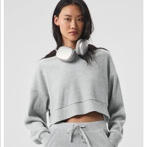 alo Muse Hoodie - Athletic Heather Grey